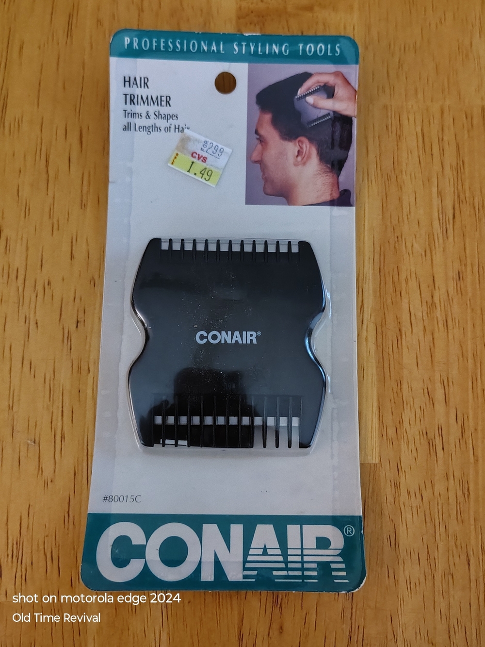 Conair Custom Styler Hair Trimmer Grooming Kit New Old Stock NOS Sealed Unused